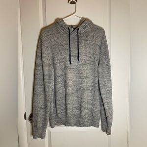 Express Men's Gray Hoodie Sweatshirt